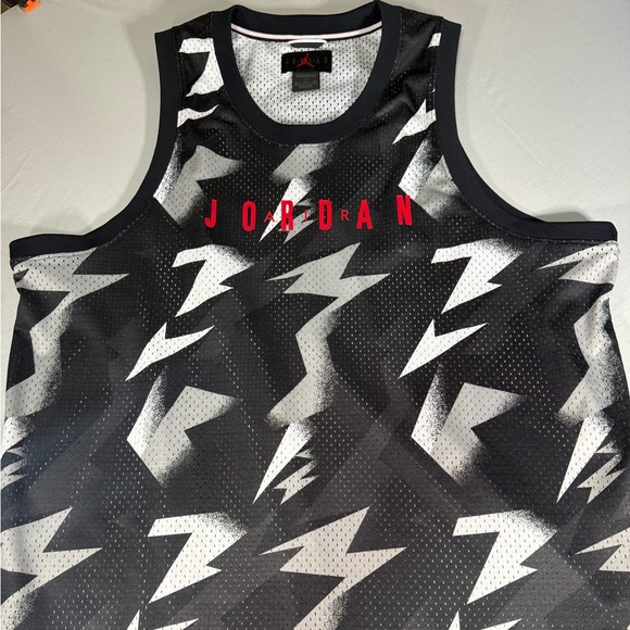Jordan Brand Other - Jordan Mesh Basketball Jersey XL Lightning Bolt Jumpman #23 Nike